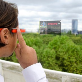 L’Equipe.fr 1ere à lancer son appli Google Glass&nbsp;!